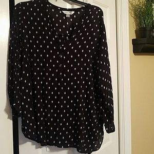 Black and white tunic